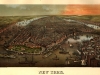 Veduta di New York intorno al 1880