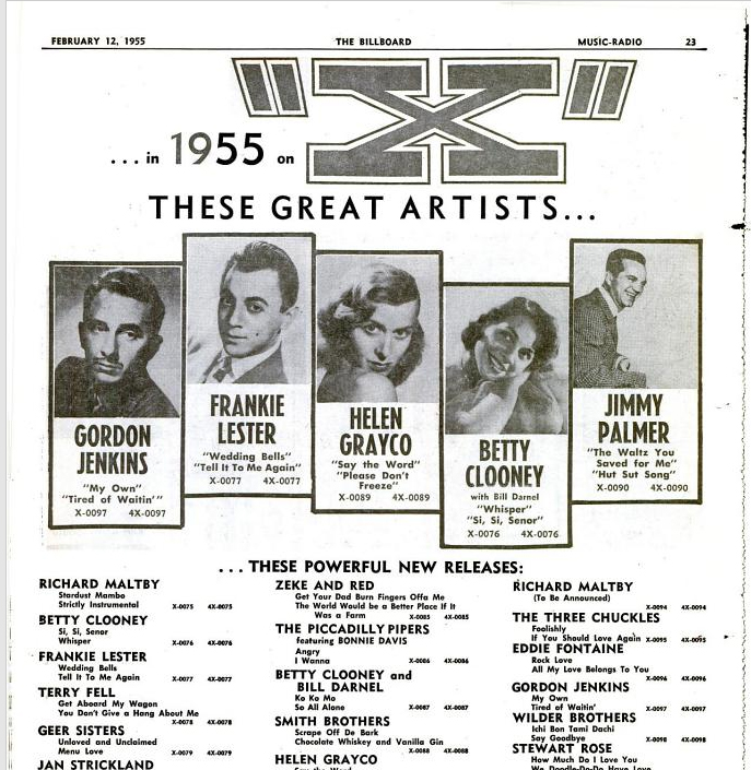 The Billboard, 12 febbraio 1955