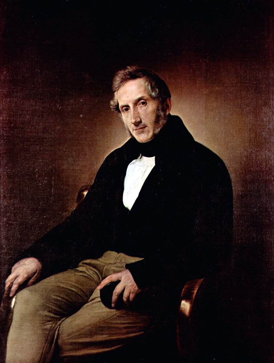 Alessandro Manzoni dipinto da Hayez nel 1841