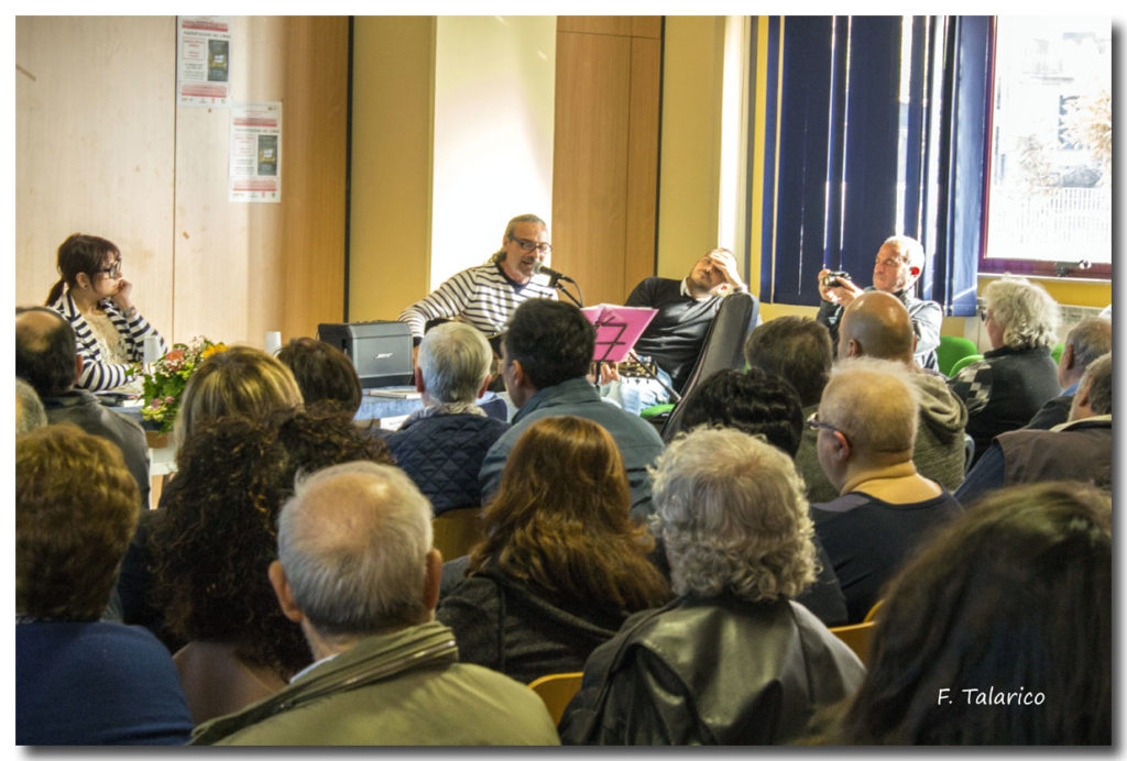 Gianfranco Maruca durante la sua esibizione